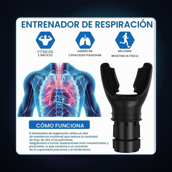 Cómo funciona el entrenador respiratorio